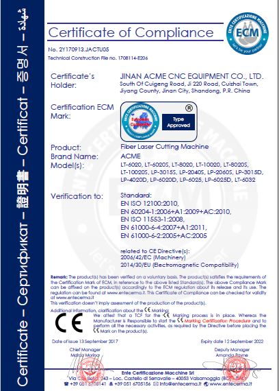 CE certificate